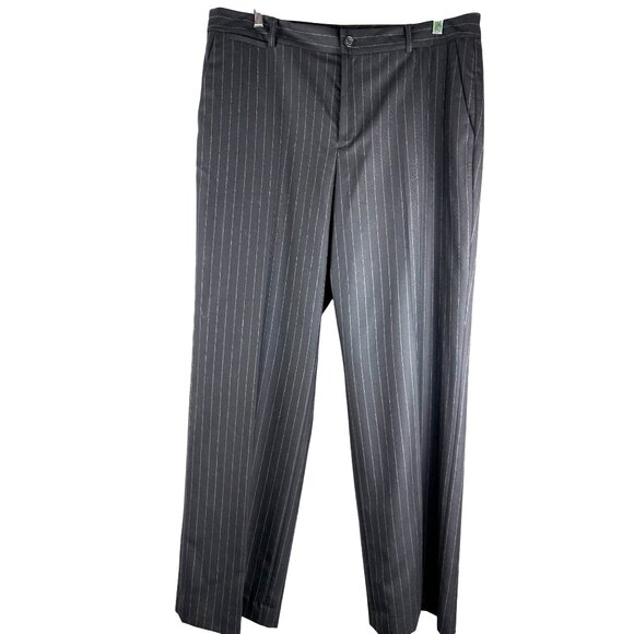 Old Money Luxury Lauren, Ralph Lauren Andover Wool Pinstripe Pants, Women's 16 - Picture 2 of 13
